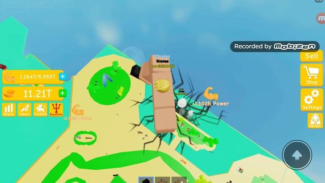 Я гладиатор! В игре роблокс в режиме лифтинг симулятор!