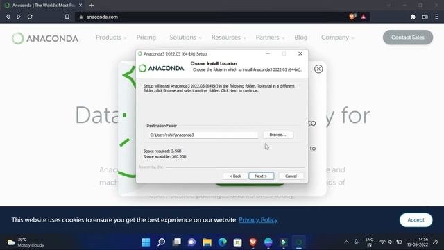 How to install anaconda python on windows 11  Learn Python