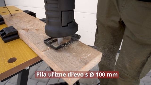 AKU Ocaska | Jak Snadno Uříznout Dřevěnou Lať Bez Elektrického Kabelu? Výkonná Ocaska → HTP800126