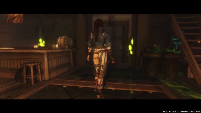 TES V - Skyrim Mods: Witcher 2 Blue Stripes Elite Armor