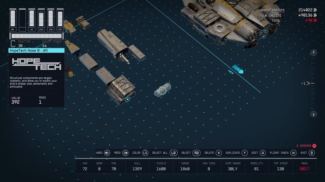 Starfield - XS Stock Light Freighter - Star Wars The Old Republic - Ship Building Guide