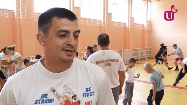 Борьба. Тренировки сборных Кузбасса и Новосибирска