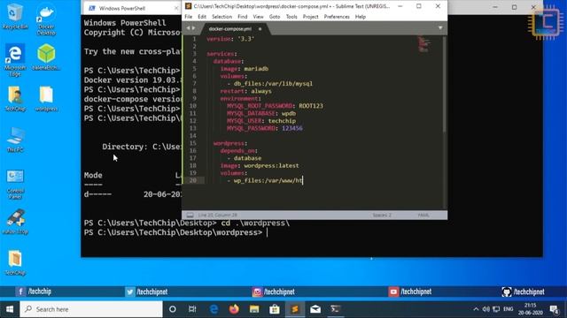 How to host WordPress website on Windows 10 using docker [Hindi]