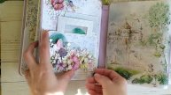 Альбом с феями "Волшебный лес" .Скрапбукинг.DIY pop up page/Tutorial video/Scrapbook Ideas/album.