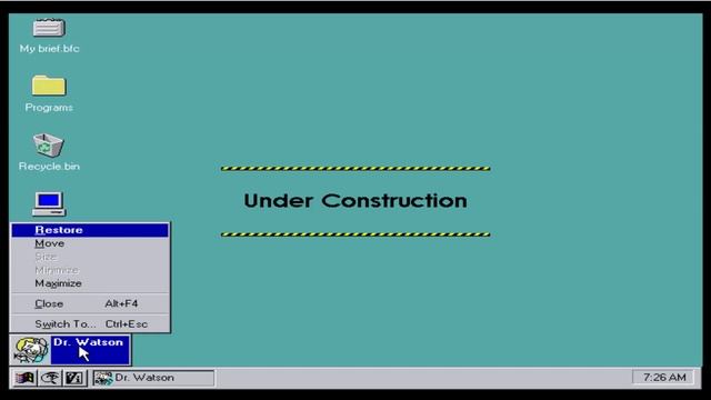 Windows 95 "Chicago" Build 73g