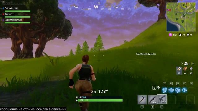 Ночной стрим - FORTNITE мультяшный PUBG