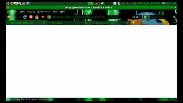 Matrix Stylee Theme on Ubuntu Netbook Edition
