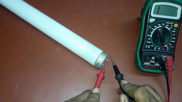How to testing bad or good philips tube light use a multi meter/testing of tube light