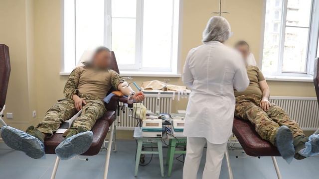 Военные инженеры сдали донорскую кровь  для медучреждений ДНР