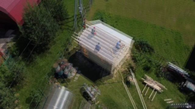 Баня 5х4 под усадку, с частичной отделкой. Заготовка под баню. (1)