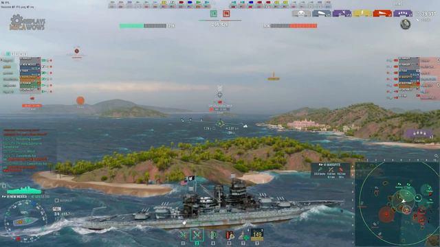 New Mexico 7 Kills & 141k Damage | World Of Warships Gameplay