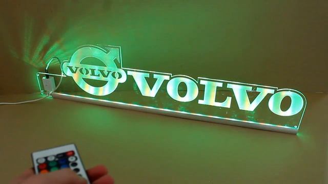 Светодиодная LED табличка VOLVO