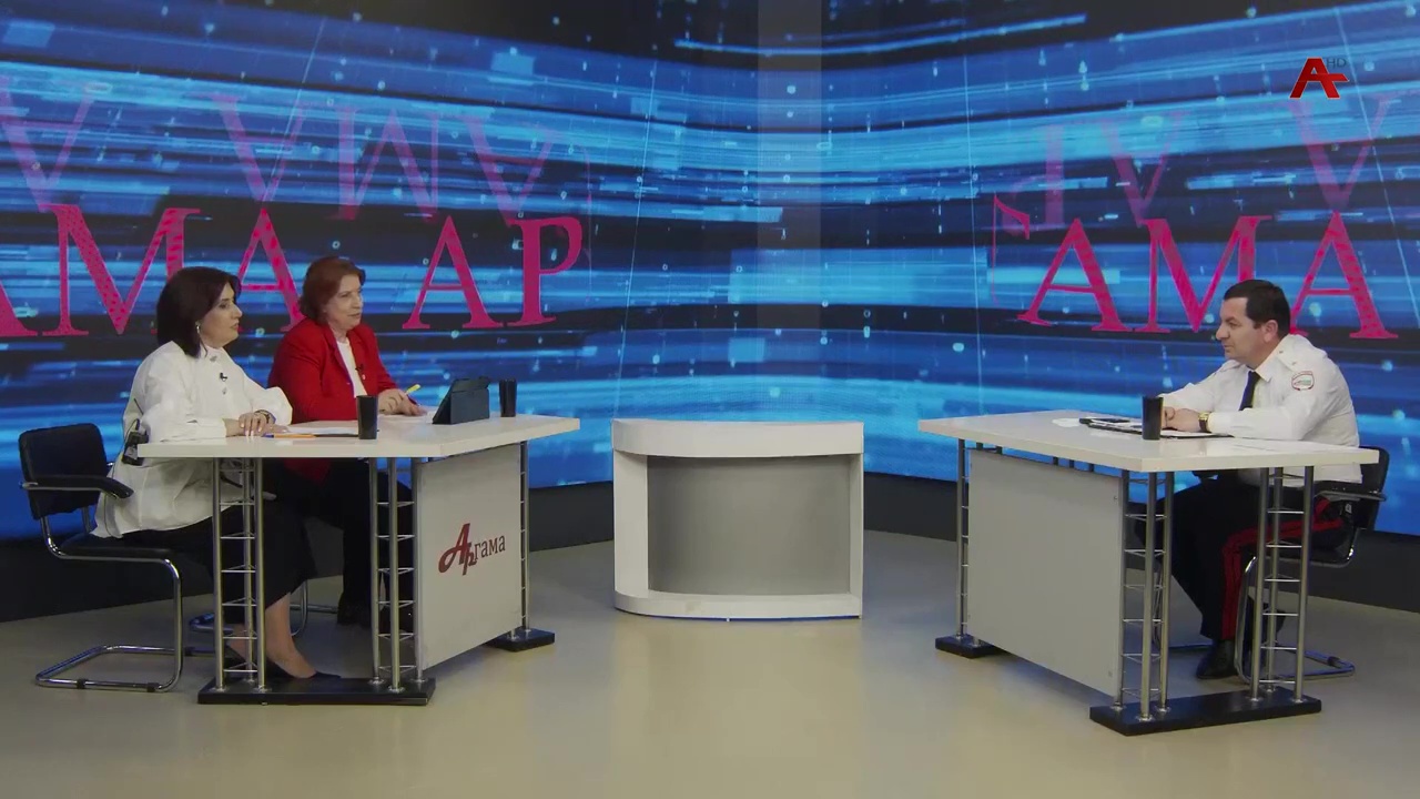 Министр внутренних дел Абхазии Роберт Киут в телепроекте "Аргама" на АГТРК.