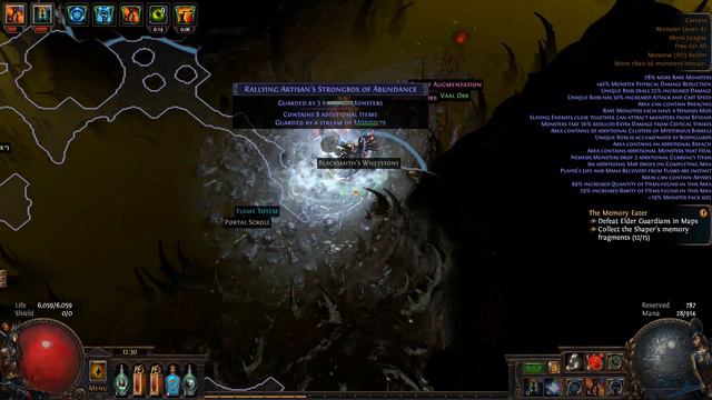 KTO9's Trypanon, Flicker Strike Build - T-15 Carcass Map + Currency-Nemesis/Beyond Mods