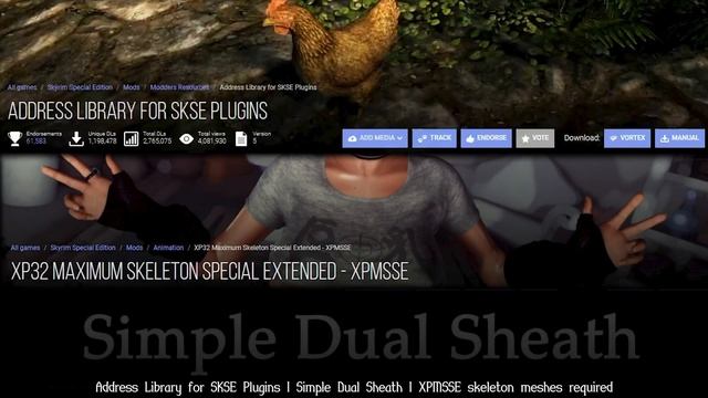 SKYRIM MOD I Immersive Equipment Displays
