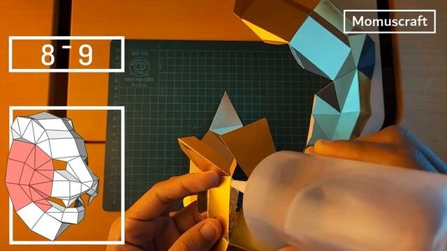 How to make a Paper Lion Mask - DIY Lion costume!