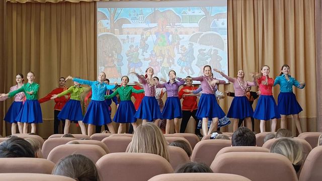 МО, Город Пушкино, МБОУ Школа №11, Театральная студия "Счастливые люди". МАСЛЕННИЦА , ВЫСТУПЛЕНИЕ.