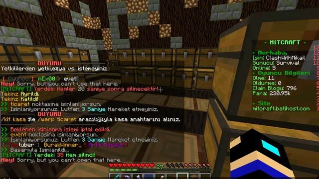 Survival Server Tanıtımı (1.12.2)(İp Açıklamada)