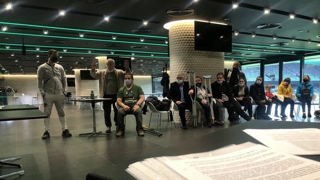 Аудиозапись совещания 26.09.2021, Г. Щербина говорит о количестве мест для колясочников на стадионе