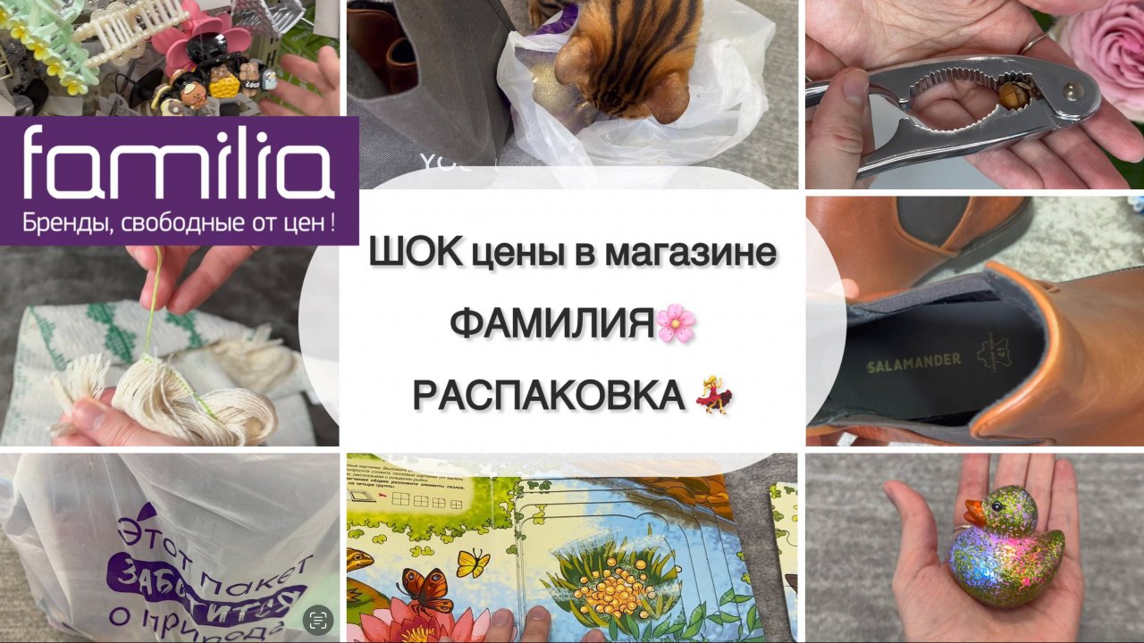 Мои покупки из магазина FAMILIA. ШОК цены в магазине Фамилия 🔥 Большая распаковка #магазинфамилия