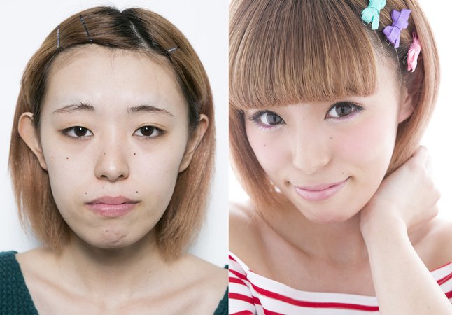 Азиатки меняют внешность с помощью Макияжа. Это просто шок Transformation of Asian girls with makeup