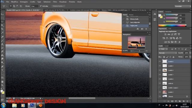 Audi A3 2007 Virtual Tuning Photoshop
