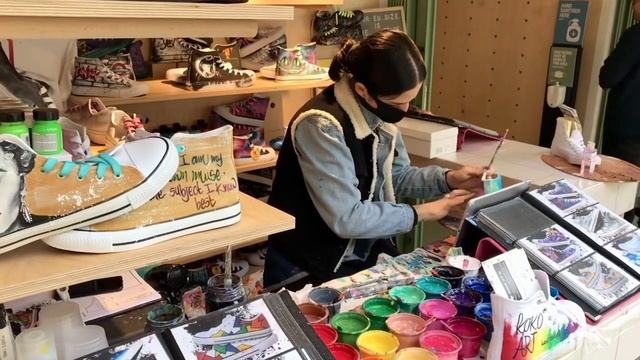Shoes Art in buck market Camden town London | Background music |Ringtone international 2020