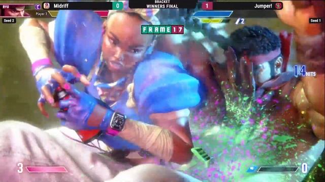 FRAME 17 - Street Fighter 6 WF - Midriff vs Jumper!