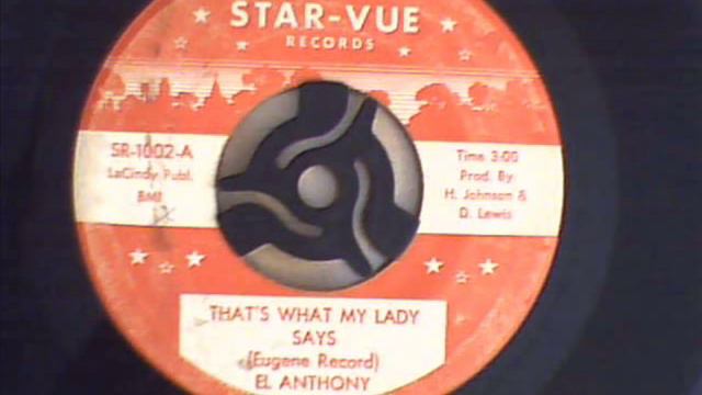 EL ANTHONY - THAT WHAT MY LADY SAYS