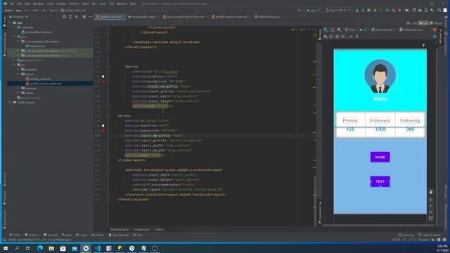 Glass Style Bottom Sheet Android | Android Bottom Sheet UI