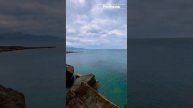 Как выглядит пляж Меганом в Судаке, Крым. Погода и море в Крыму в Мае 2024. Сегодня 3 мая 2024 Крым