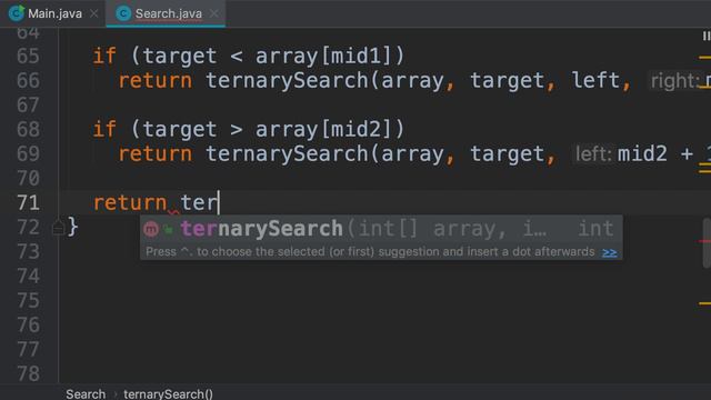 8- Ternary Search- Implementation