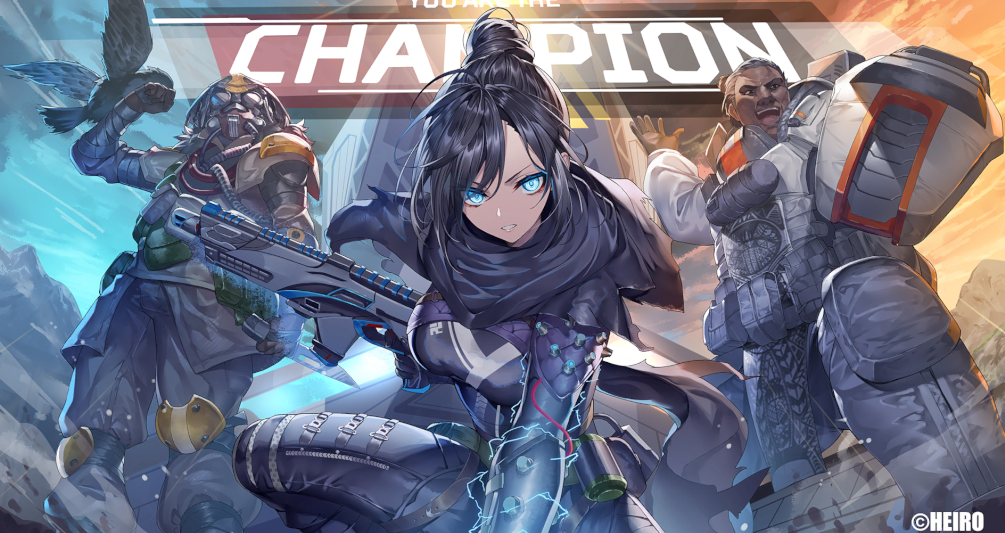 Затащил клатч играя с друзьями в APEX! / Apex Legends