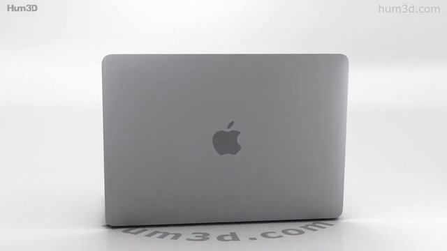 Apple MacBook (2017) Space Gray 3D model by Hum3D.com