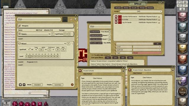 Pathfinder 2 Playtest R2 Wizard Spells