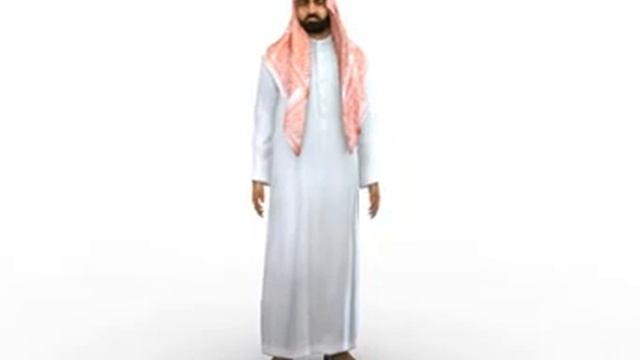 Middle East male 3d model by Rocketbox Libraries #m250 idle