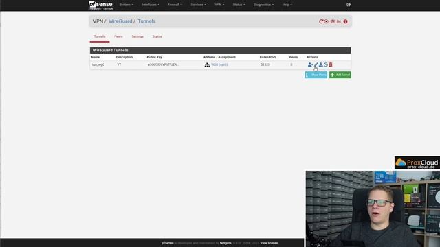 ER-X EdgeRouter WireGuard zur pfSense - Schritt für Schritt