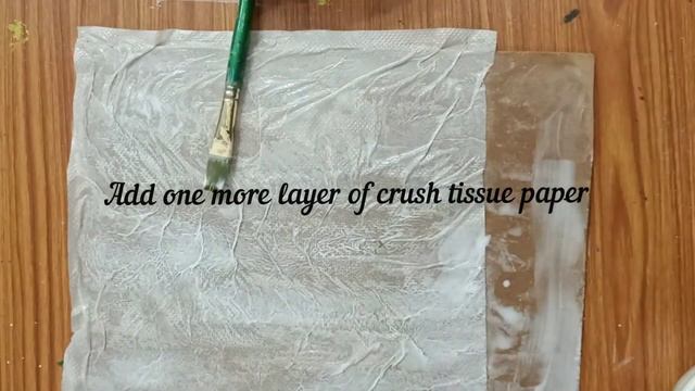 How to create tissue paper texture effect technique.(for beginners)