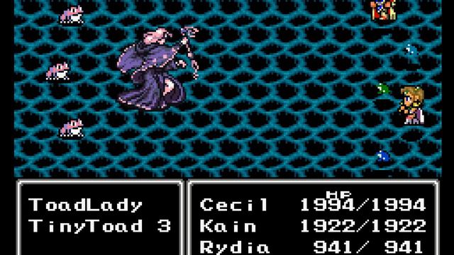 Final Fantasy IV (SNES) - Sylvan Cave - Toad Lady & Tiny Toads