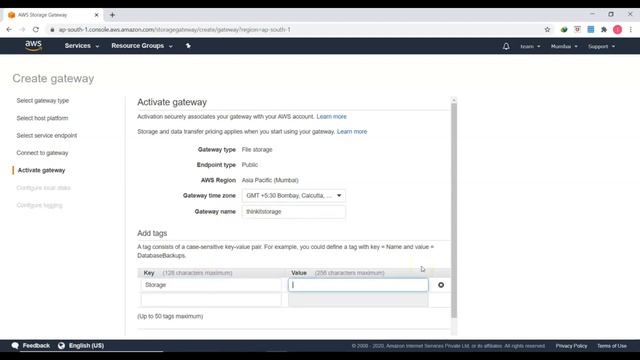AWS Storage Gateway - Setup On Premise File Share Solution