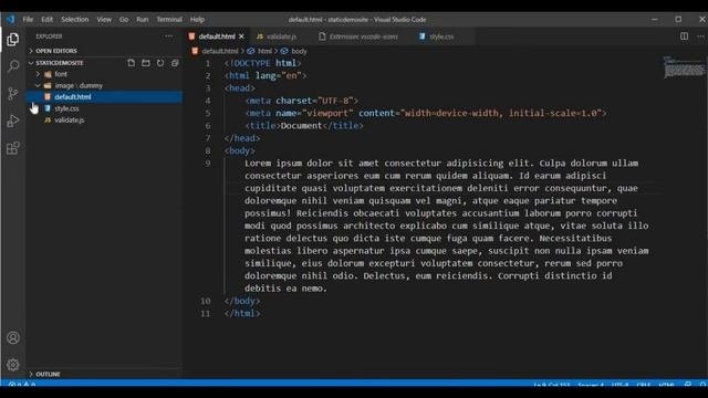 Installing And Configuring Visual Studio Code For Basic Web Development