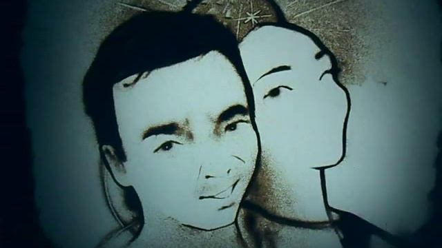 песочное шоу Love story "Bangkok   Paris" sand art by Madi Bekdair