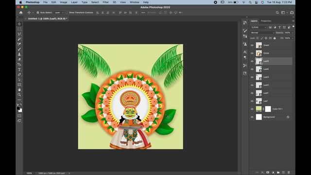 How To Create Onam Poster In Adobe Photoshop | Onam Banner Poster Design 2023