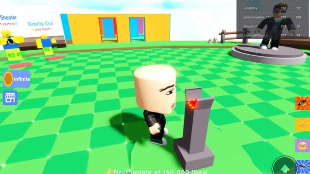 Playing don’t press the button 4 Roblox