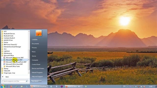 How to open excel