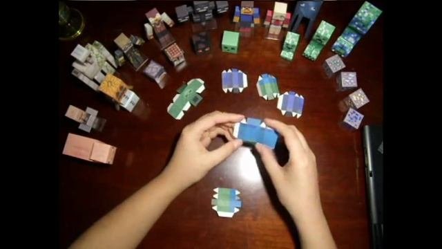 How to Make a Papercraft Minecraft Zombie