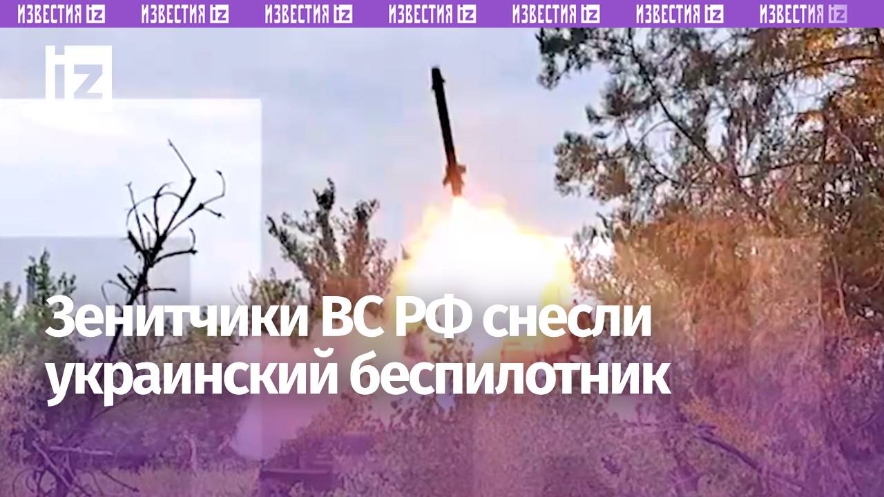 Украинской «Фурии» не посчастливилось: беспилотник снесли зенитчики ВС РФ