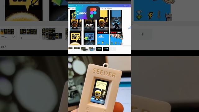 ESP32 Arcade Game | #Midjourney #figma #canva #maker
