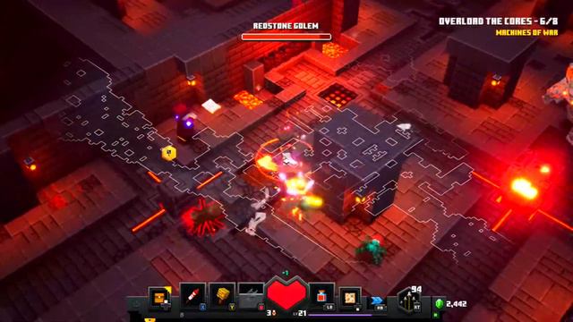 Minecraft Dungeons FIERY FORGE gameplay 7