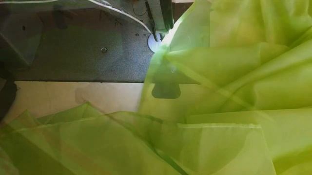 Простая штора из тюли органзы!